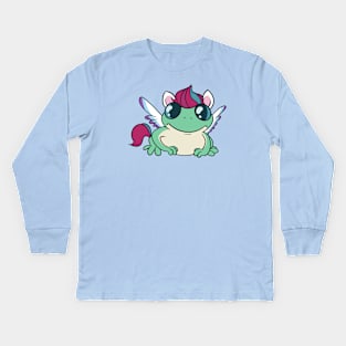 Frog zipp Kids Long Sleeve T-Shirt